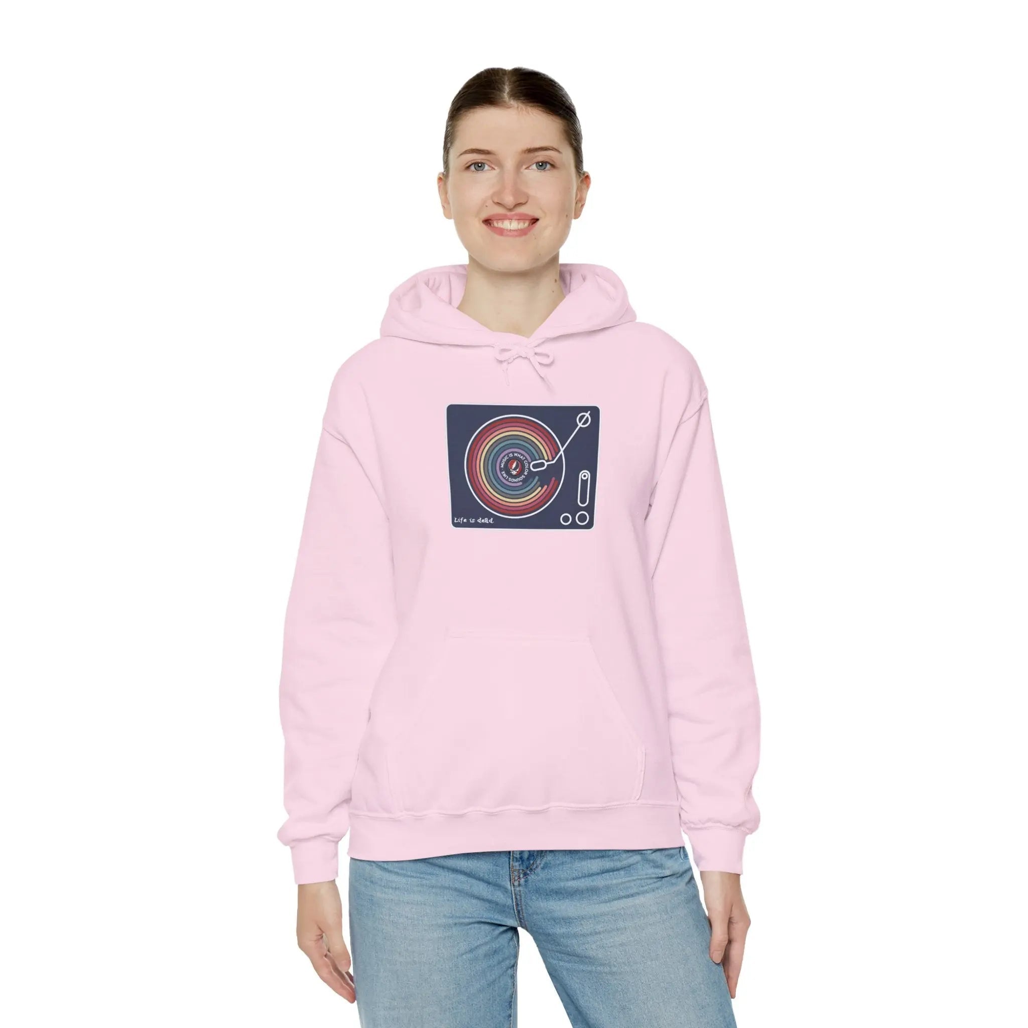 Life is dead. Music Is What Colors Sound Like Grateful Dead Unisex Hoodie