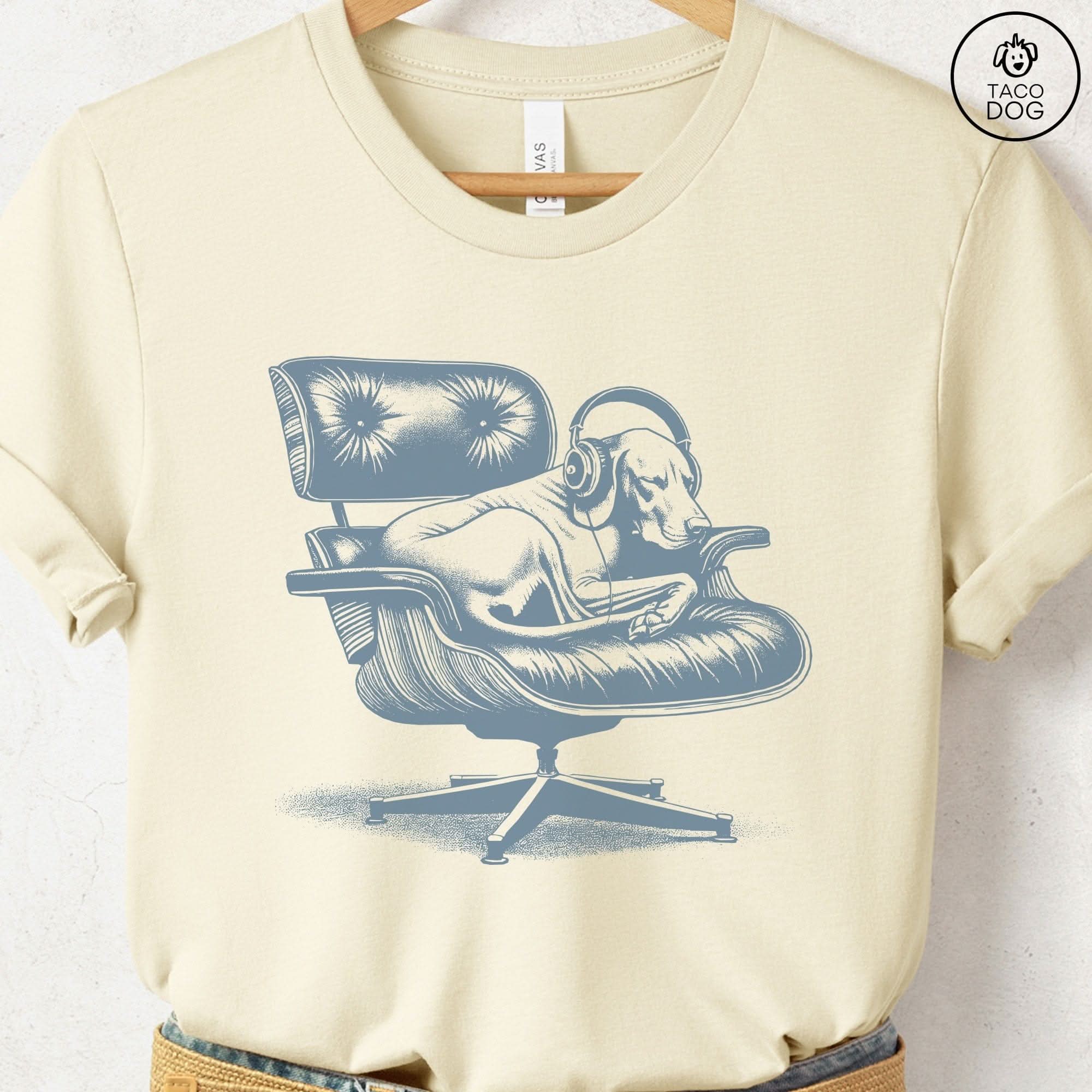Vizsla Eames Headphones T-Shirt