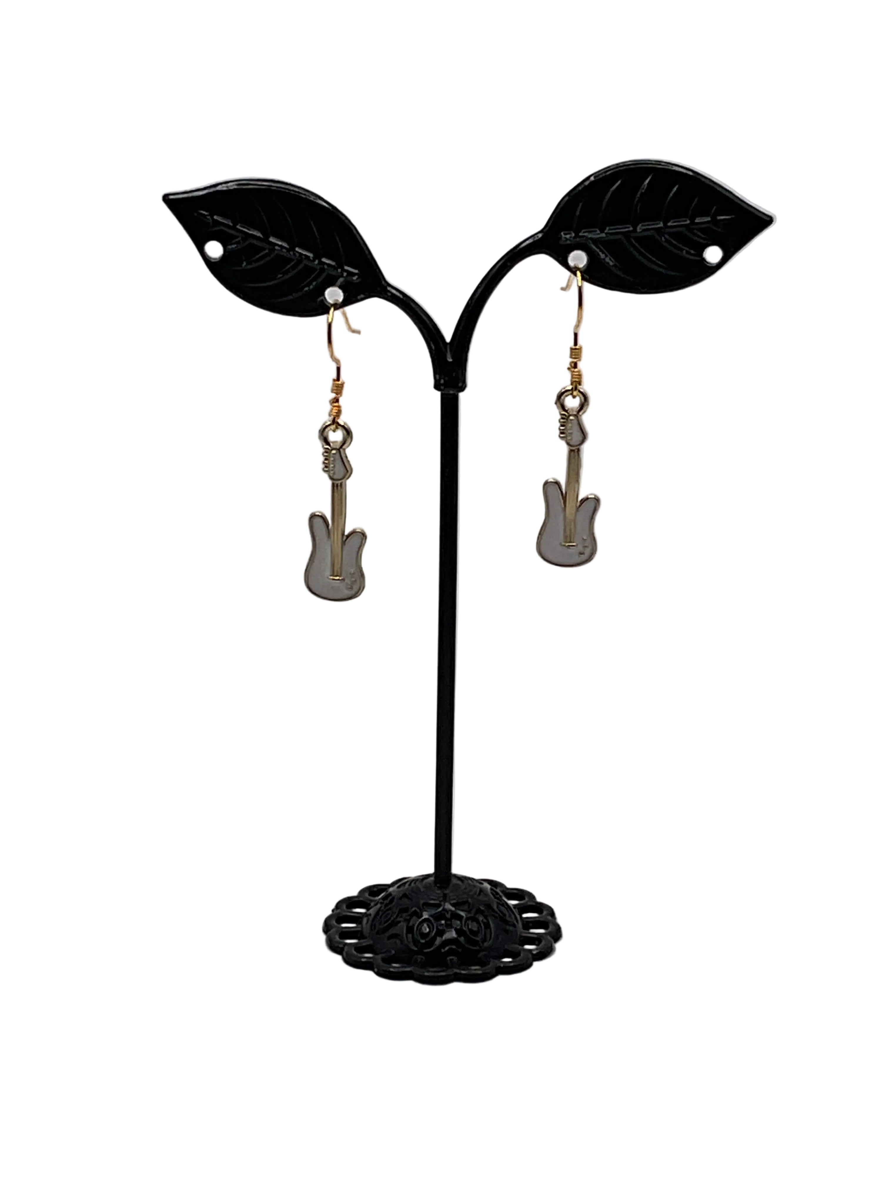 Musical instruments and note earrings