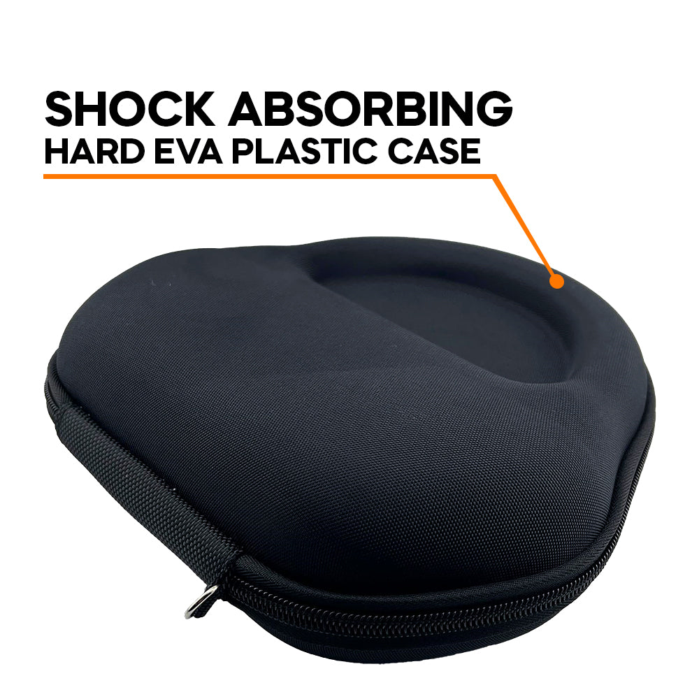 CentralSound Hard Cover Carrying Case for Apple AirPods Max Headphones Black