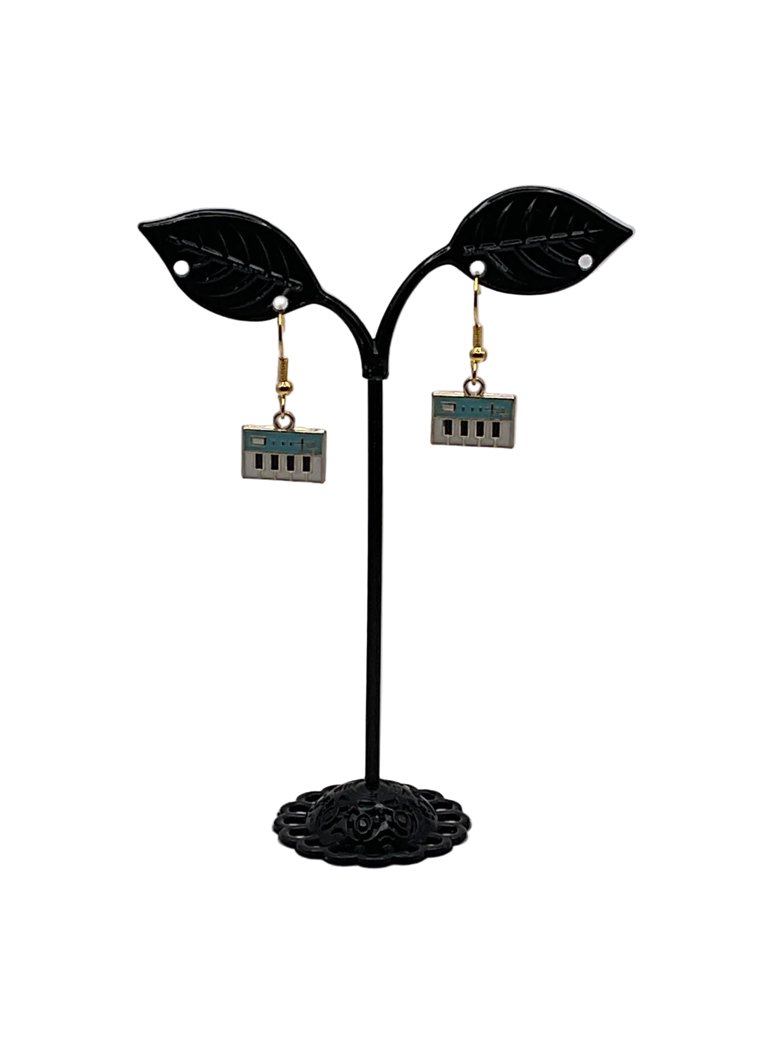 Musical instruments and note earrings