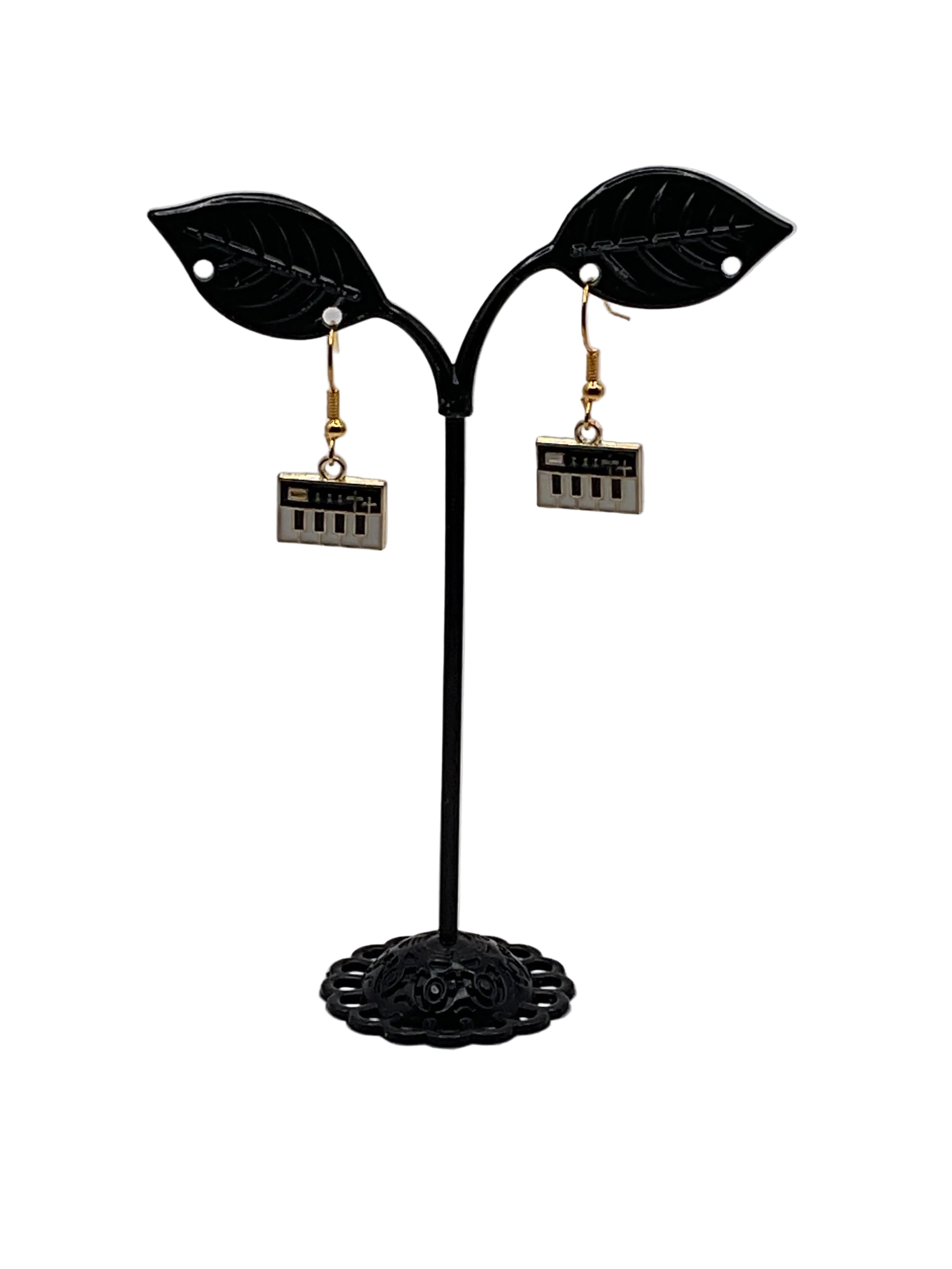 Musical instruments and note earrings