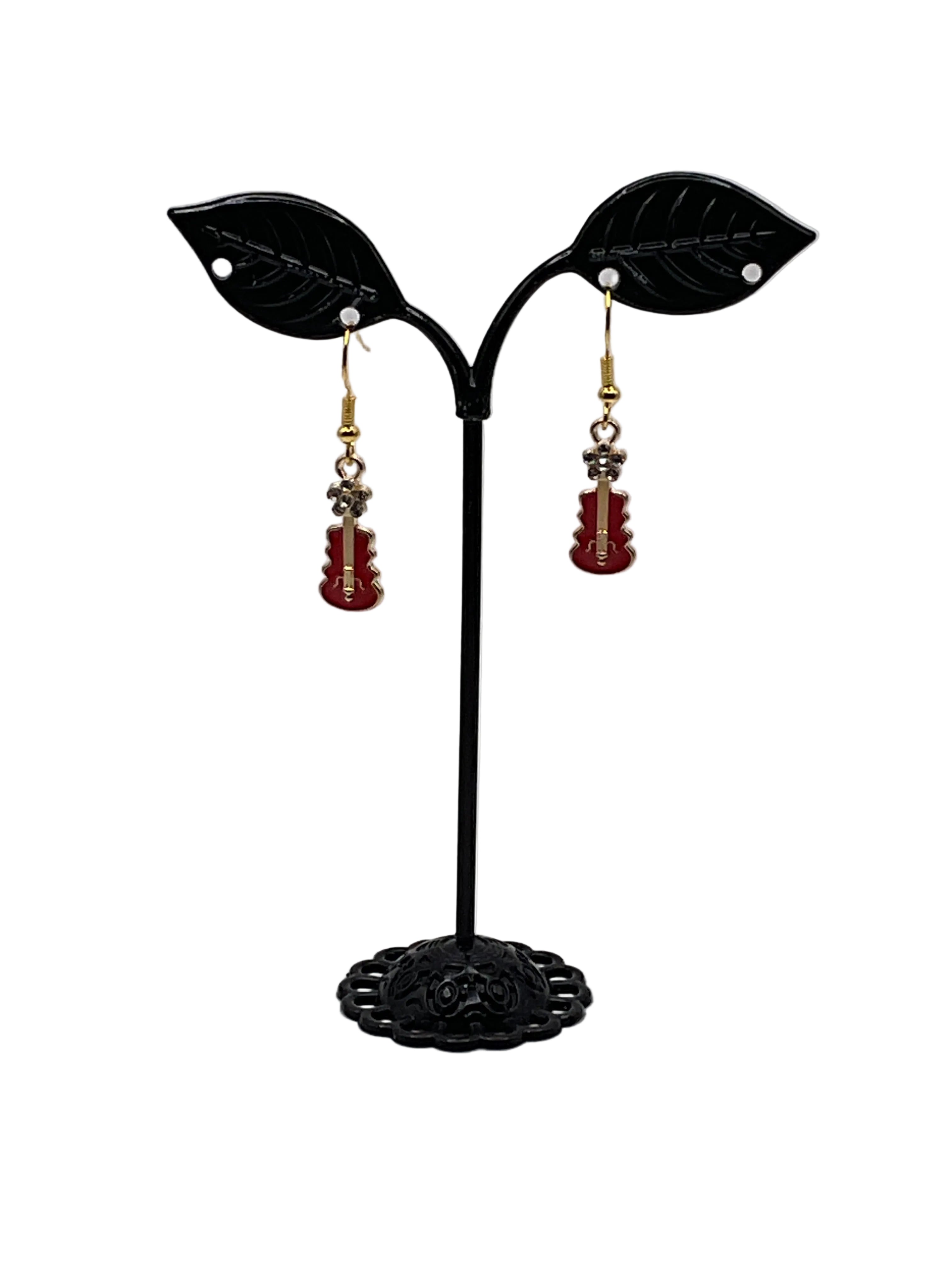 Musical instruments and note earrings