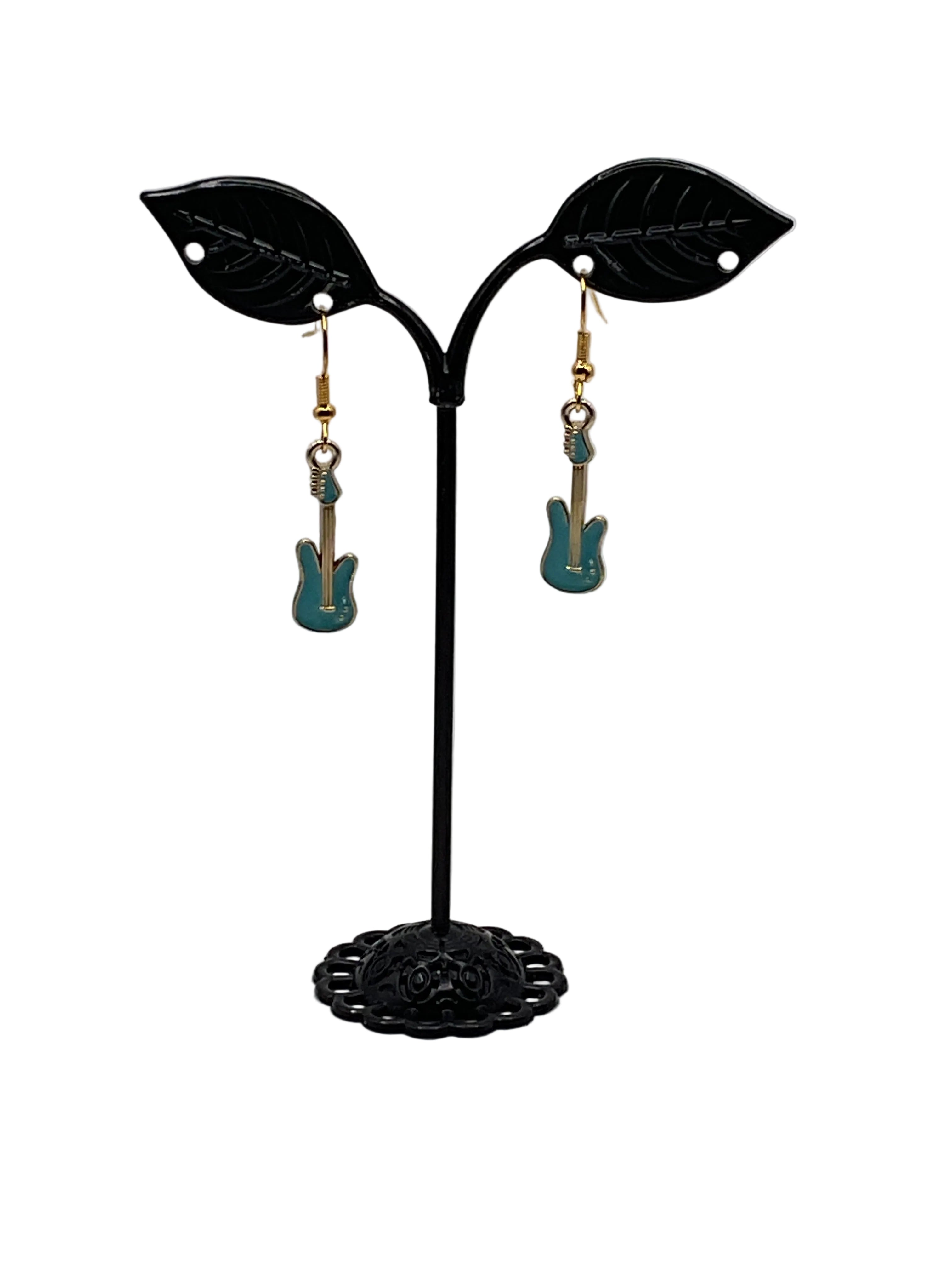 Musical instruments and note earrings