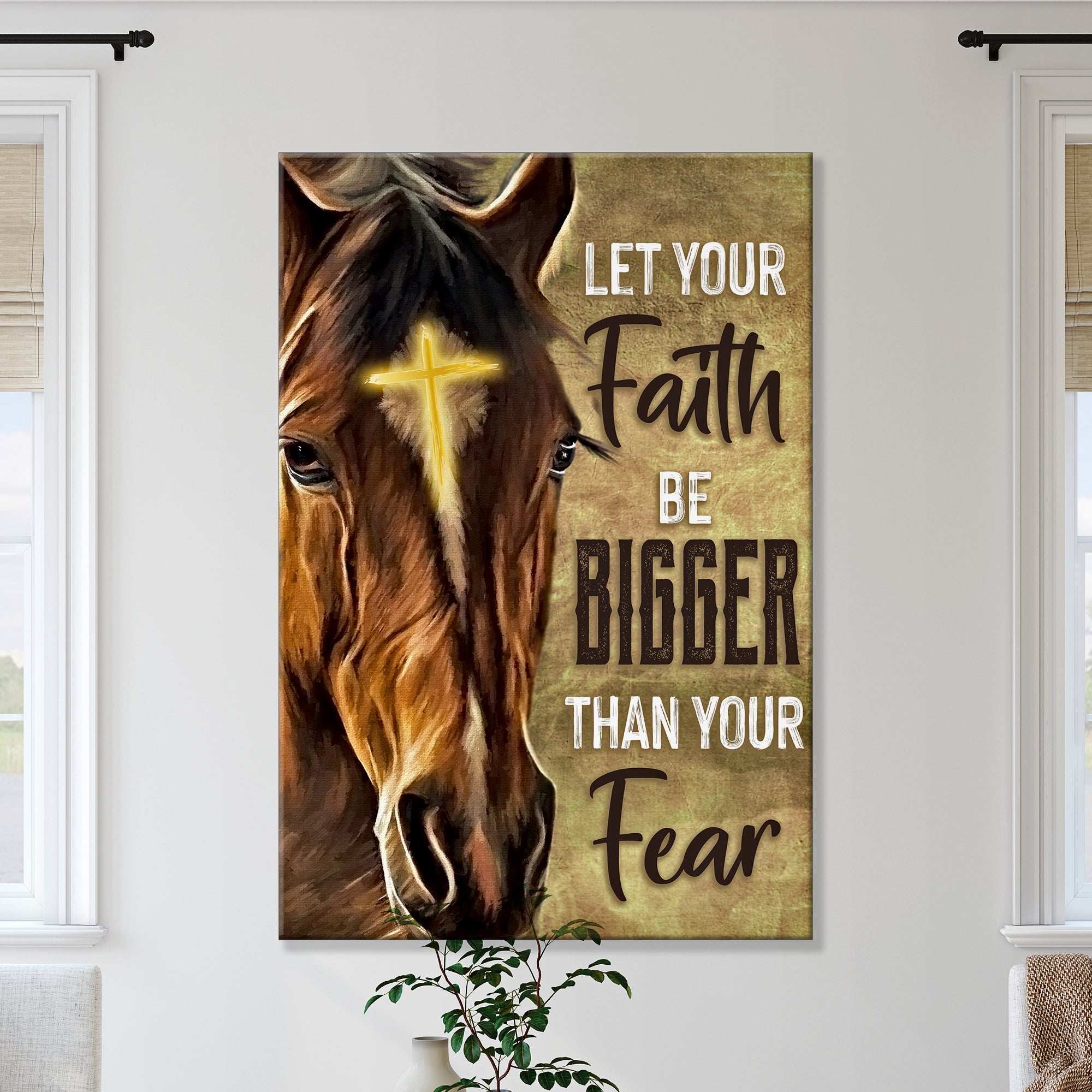 Christian Horse Painting Sign