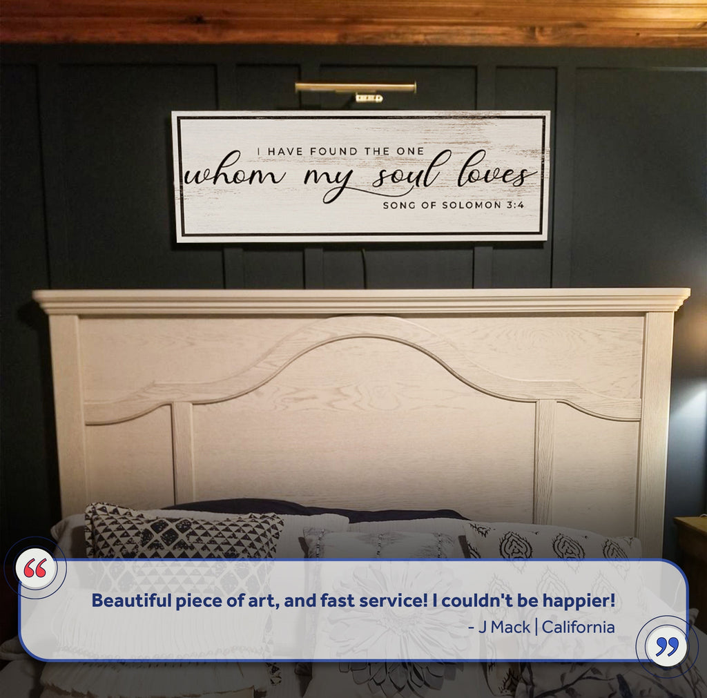 Song of Solomon 3:4 - 'I Have Found The One' - Inspirational Christian Wall Art