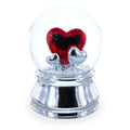 Romantic Red Heart in Love Glass Musical Water Snow Globe