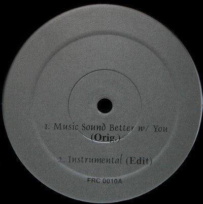 Music Sounds Better With You / Burnin (VINYL) | Mint (M) Generic