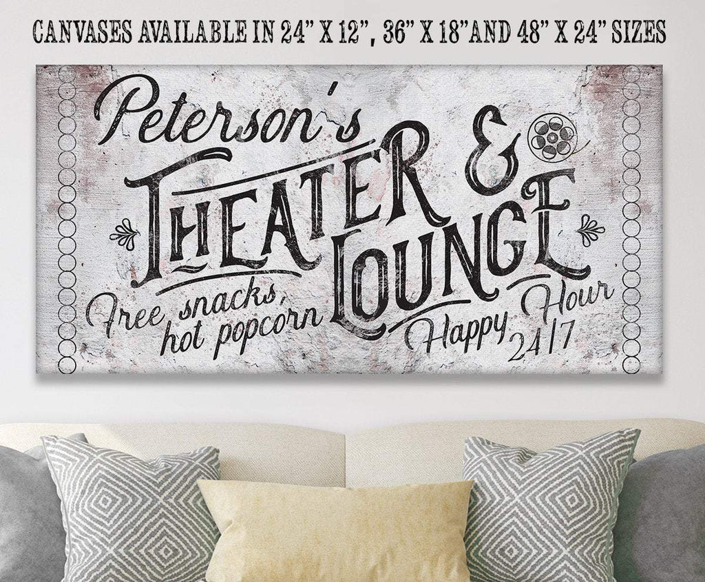 Personalized - Theater & Lounge - Canvas