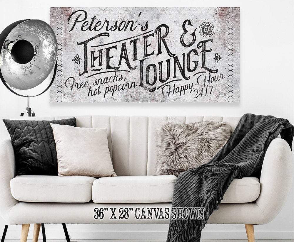 Personalized - Theater & Lounge - Canvas