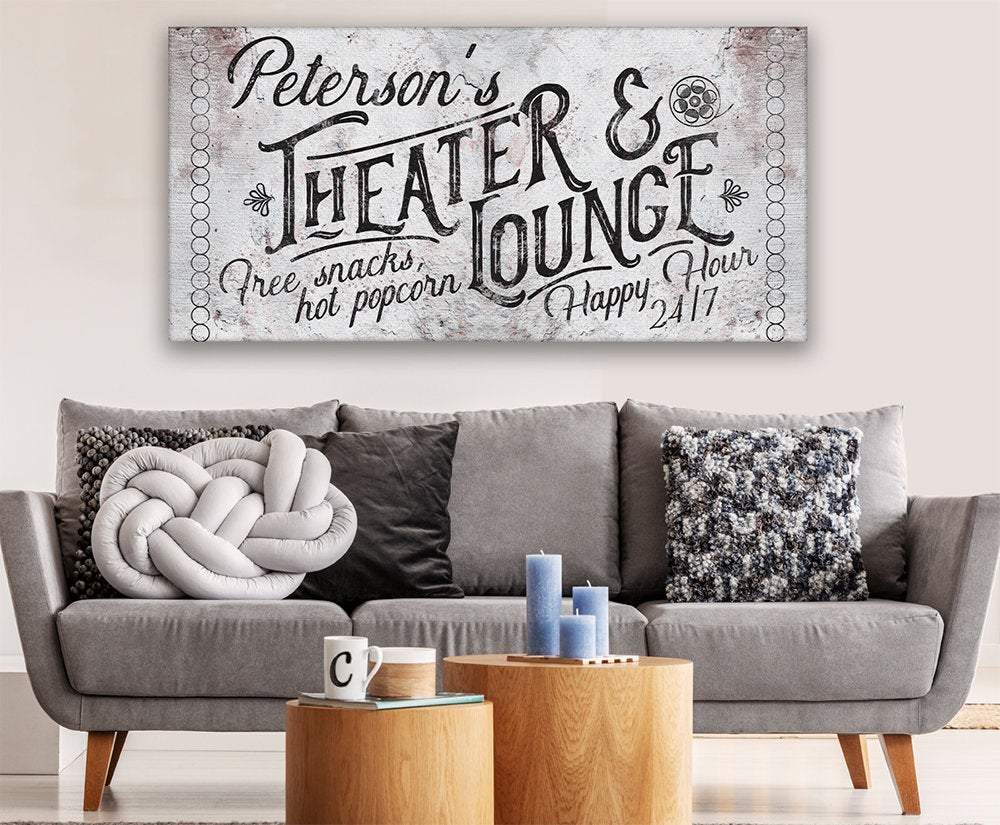Personalized - Theater & Lounge - Canvas