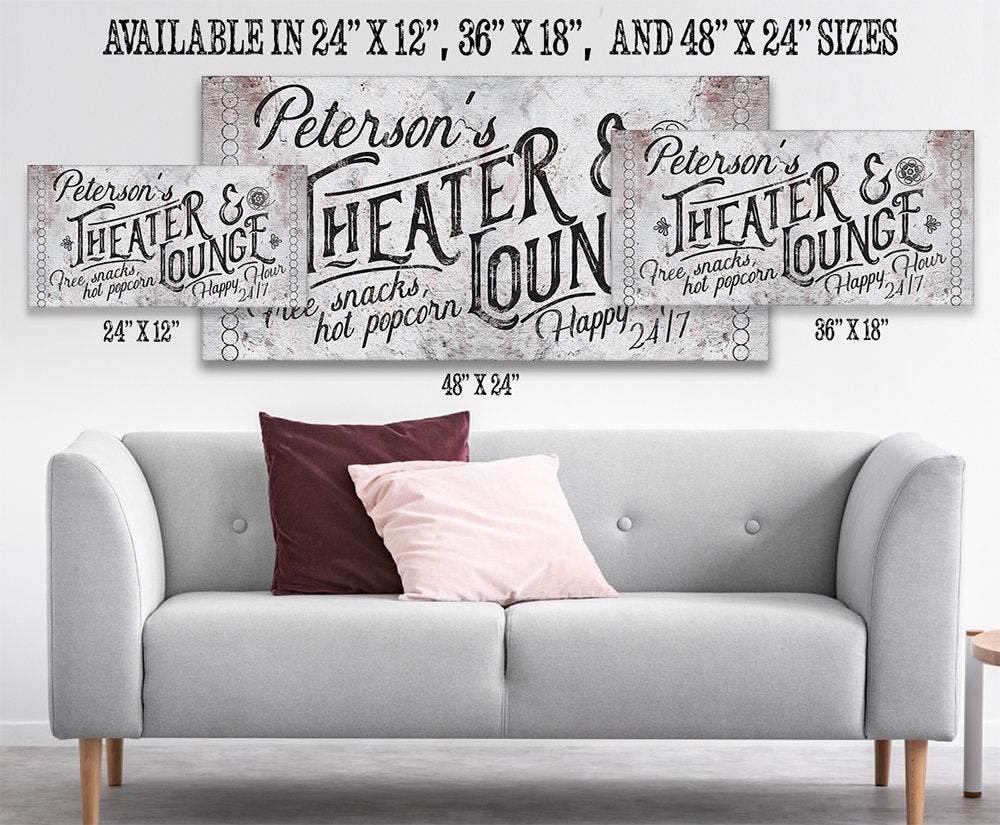 Personalized - Theater & Lounge - Canvas