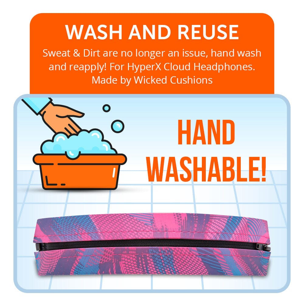 Silicone Headband Cover for HyperX Cloud Series Headphones - WC BandZ Cloud