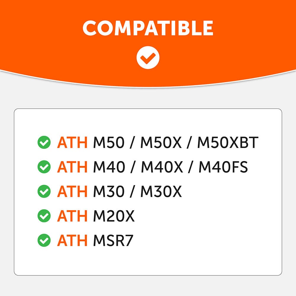 WC BandZ V2 Protective Headband Cover For ATH M Series Headphones